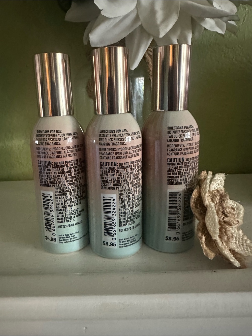 Bath & Body Works Vanilla Romance Room Spray X3 - Picture 3 of 4